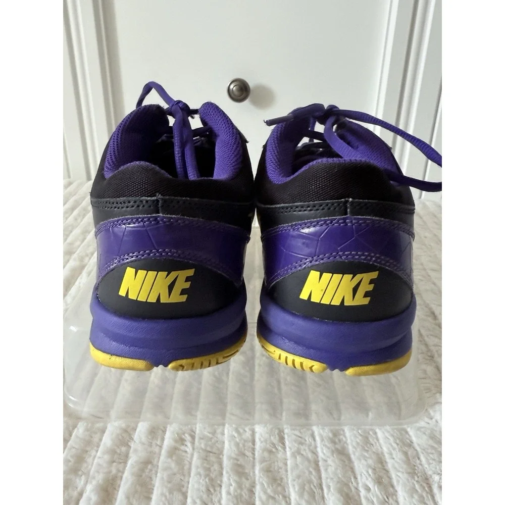 Nike Zoom Attero Mens Size 8.5 Purple/Black/Yellow With Purple Laces Great Shape
